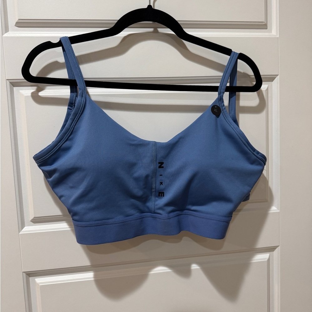 Nike Women's Blue Sports Bra Dri-Fit XL NEW